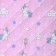 Coaters of unicorns 150x210cm, pink, calico 120g/m, XL 100%