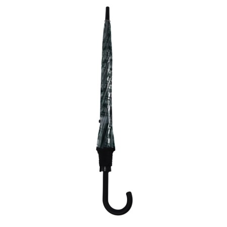 Umbrella - a semiautomatic “cage” cane, 8 spokes, r = 54 cm, the color is transparent/emerald-8