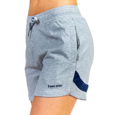 Women's shorts ise, size 48 cm, gray color-1