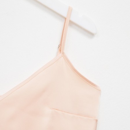Female pajamas (T -shirt, shorts) minku: Light touch color beige, size 42-7