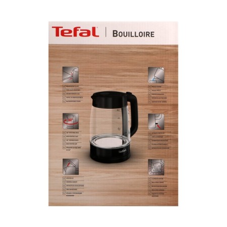 Electric kettle Tefal Ki840830, glass, 1.7 l, 2200 watts, black-10