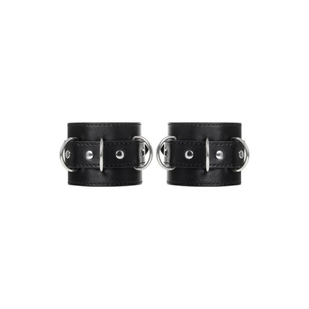 Handcuffs Anonymo #0103, PU Skin, Black-9