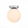 Wall lamp EVOLUCE. SL717.501.01. Acini. 1x40 W, E27, 18x18x22 cm, silver color
