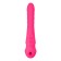 Jos Cotox vibrator with vacuum stimulation, 23 cm, silicone, pink color
