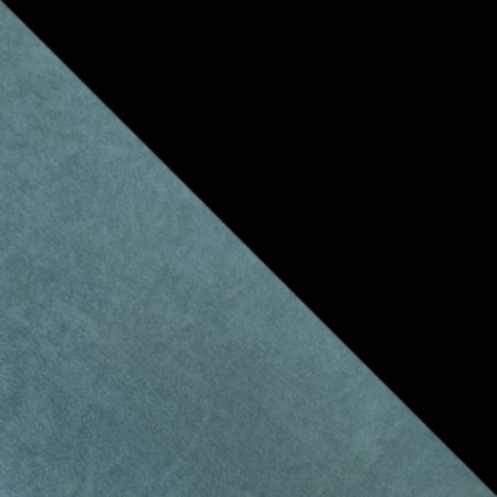 Banquet, 400 × 400 × 480 mm, black metal Muar / velor turquoise dark-2
