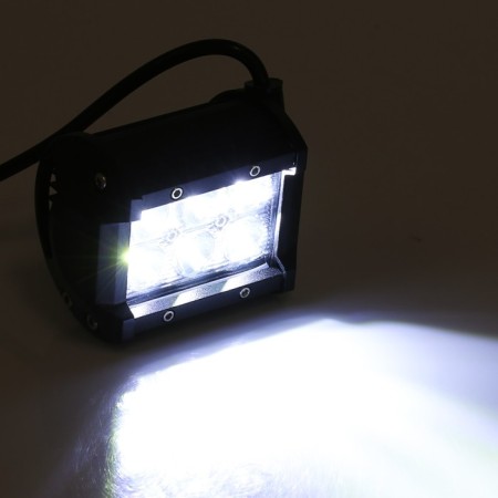 Fog lights 6 LED, IP67, 18 W, 6000 K, 12-24 V, directed light-1
