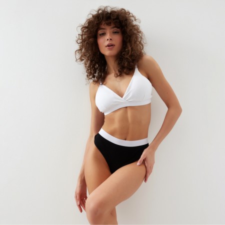 Panties of Brazilian Minaku Rubber Size 48-50, Black Color-1