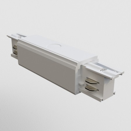 Direct Connector for the Technical Trac-31W overhead track system, 16.6x3.2x3.2 cm, white color-1