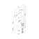 MILARDO RORA RORSB01M01 shell mixer, pour 166 mm, chrome
