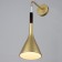 Bra "Trinik" E27 40W gold 10x10x35-135cm