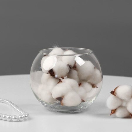 Vase "Ball" D-9cm, 10x10cm, V = 0.8l Transparent (2066)-1