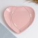 Board "Heart" 23x22cm, marshmallow