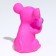 Brying toy "mouse" for dogs, 9 cm, pink