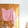 Knap towel, size 70x140 cm, lingonberry color