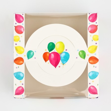 Box under the bento-port with the window "Happy Birthday!", 14 x 14 x 8 cm-1