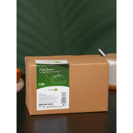 Porcelain oil on the bamboo stand Bellatenero, 320 ml, white color-5