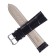 Solomon watch strap 24 mm, genuine leather, L-20 cm, black