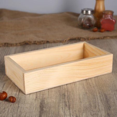 Standing "rectangle" from pine, 25 × 13 × 5 cm