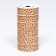Ribbon for decor and gifts Kraft with stars "Star" 2cm x 5 m