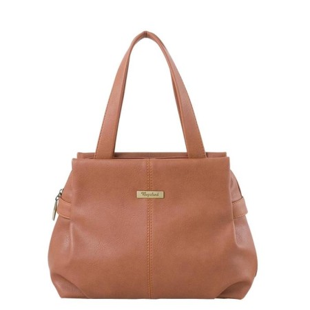 Bag Tout Curlery, Lightning Department, brown color 30x9.5x25