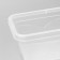 Plastic pot with a pallet for flowers "Quadro", 6 l, the color is transparent