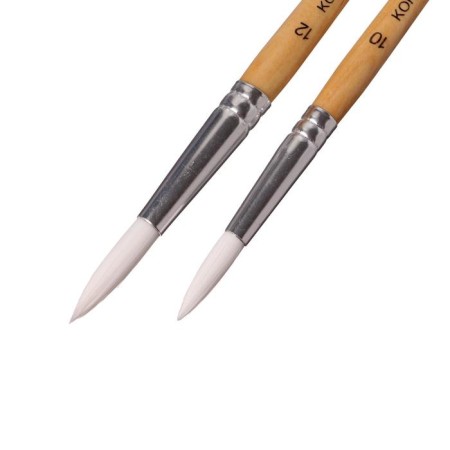 System Synthetics 2 pieces Koh-I-Noor No. 10,12, round, blister-2