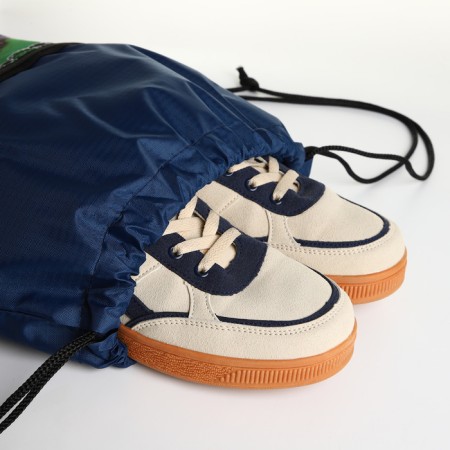Bag for shoes on the lace, blue color-3