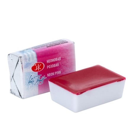 A watercolor art in a cuvette 2.5 ml, ZHK "White Nights", neon pink, 1911368-1