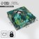 Gift folding box, packaging, “tropics”, 26 x 26 x 8 cm