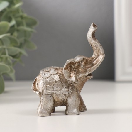 Polystone souvenir "Minik Elephant in Popone-Cheshui" 8x6.5x3 cm