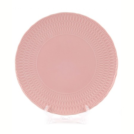 Plate flat Cmielow Sofia "pink glaze", d = 21 cm