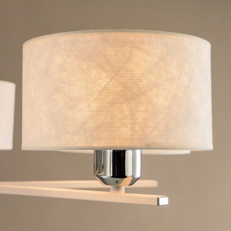 Suspended chandelier Citilux "Tilda" CL469150, 64x64x30 cm, 5x75W, E27, white color-15