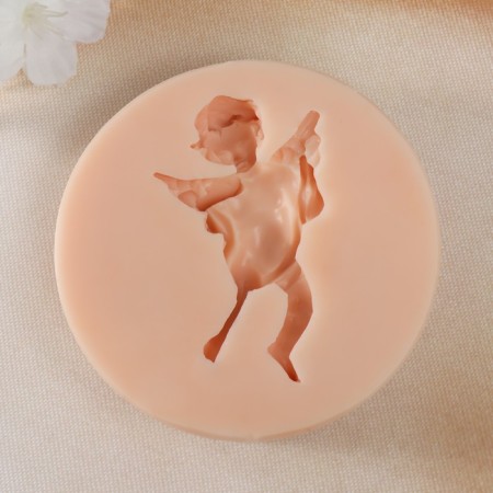 Mold Silicon "Angel with a violin" 7.3x4.5x2.1 cm-1