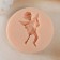 Mold Silicon "Angel with a violin" 7.3x4.5x2.1 cm
