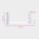 Holder for towels of a hinged shade, 27 × 7.5 × 9.5 cm, white