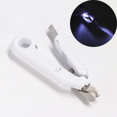 Smart animal clawerus, with a file, LED LED, on batteries