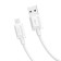 Hoco X73 cable, micro USB - USB, 2.4 A, 1 m, data transfer, PVC, white