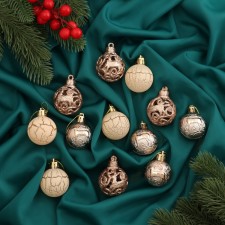 Set of balls plastic D-4 cm, 12 pcs 