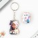 Key keychain with the icon "Girl Cat", anime