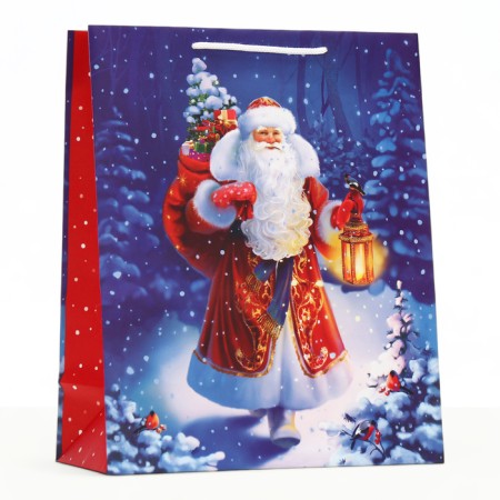 Gift package "Frost with a lantern", 26 x 32 x 12 cm-1