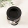 Polystone candlestick for 1 candle "Snake and Cup" silver 11.5x10x14.3 cm