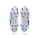 Beats football ATEMI SD700 MSR, synthetic leather, white-blue color, size 45