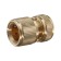 Connector, 1/2 "(12 mm), fast -fast connection, brass, Greengo