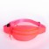 Lightning waist bag, 2 pockets, coral color