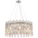 Suspended chandelier Stilform Legacy 8xe14 40w, size 60x60x50-100 cm, color chromium