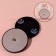 Mirror makeup, increase × 15, on suction cups, d 9 cm, black color