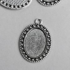 Setting (base for cabochon) Metal 