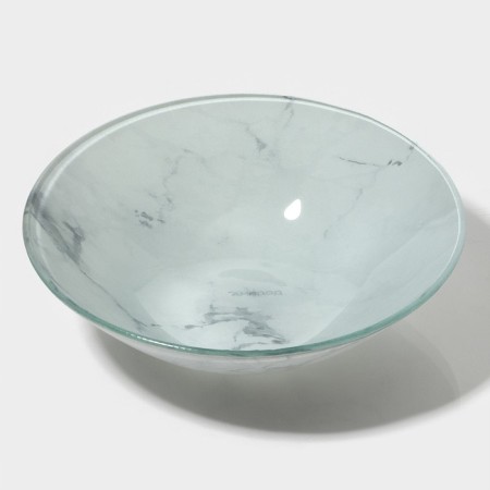Glass Glass Daulay "Marble White", 740 ml, 18.5 × 5 cm-2
