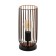 Roccamena desktop 60W E27, black, copper