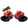 Sound signal Skyway 015, D = 90 mm, 12 V, 105 DCB, steel/plastic, red-black, 2 pcs